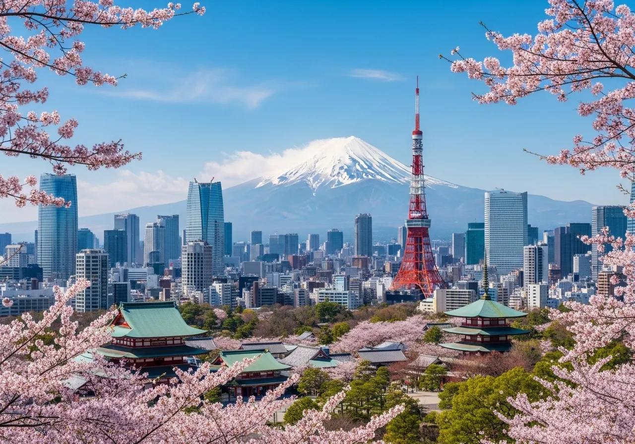 Tokyo manzarası